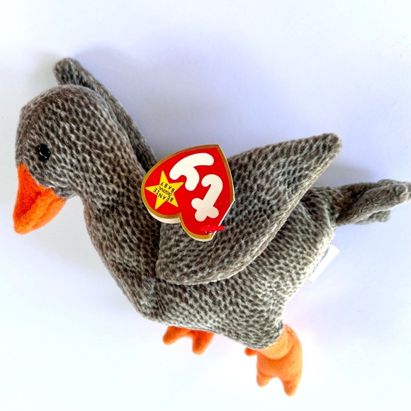 Ty Beanie Baby Collection Honks the Goose Rare Retired Plush Bird Vintage Toys - Picture 4 of 8